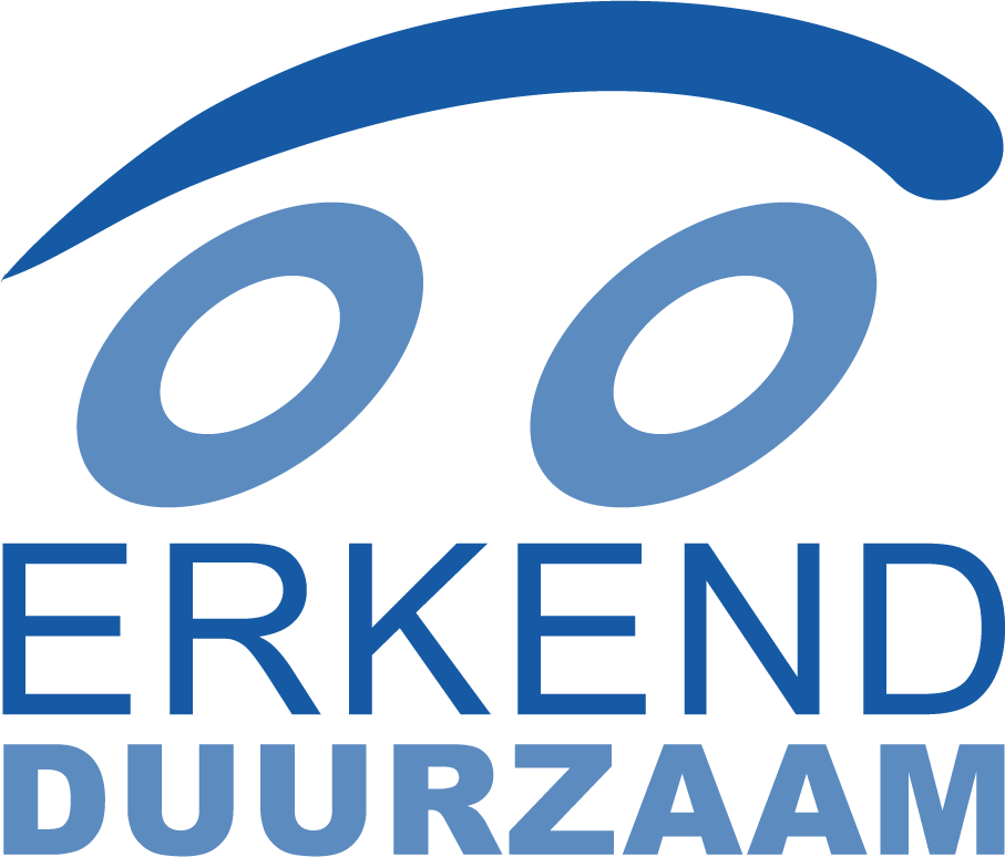 Logo Erkend Duurzaam blauw